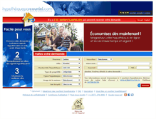 Tablet Screenshot of hypothequeparcourriel.com