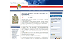 Desktop Screenshot of blogue.hypothequeparcourriel.com