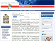 Tablet Screenshot of blogue.hypothequeparcourriel.com